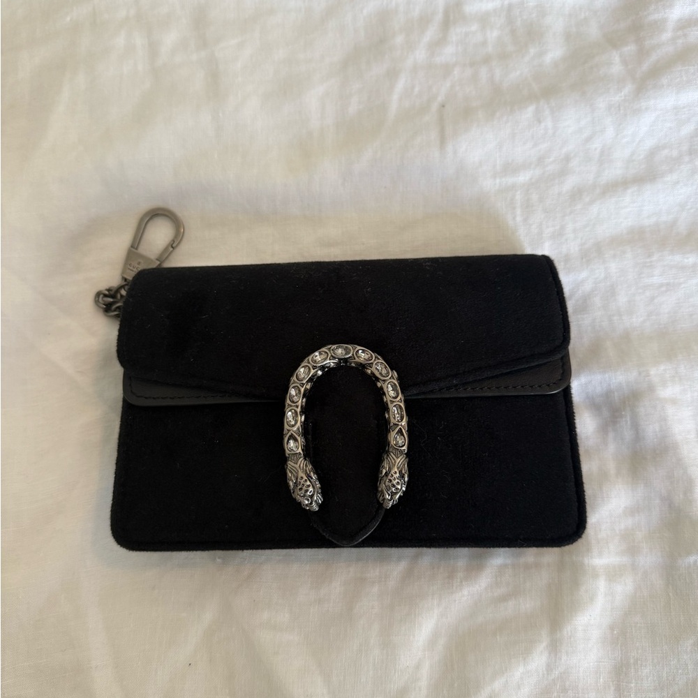Gucci Dionysus Black Suede Mini Women's Bag